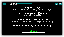 SND Player info window
