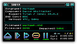 SND Player main window